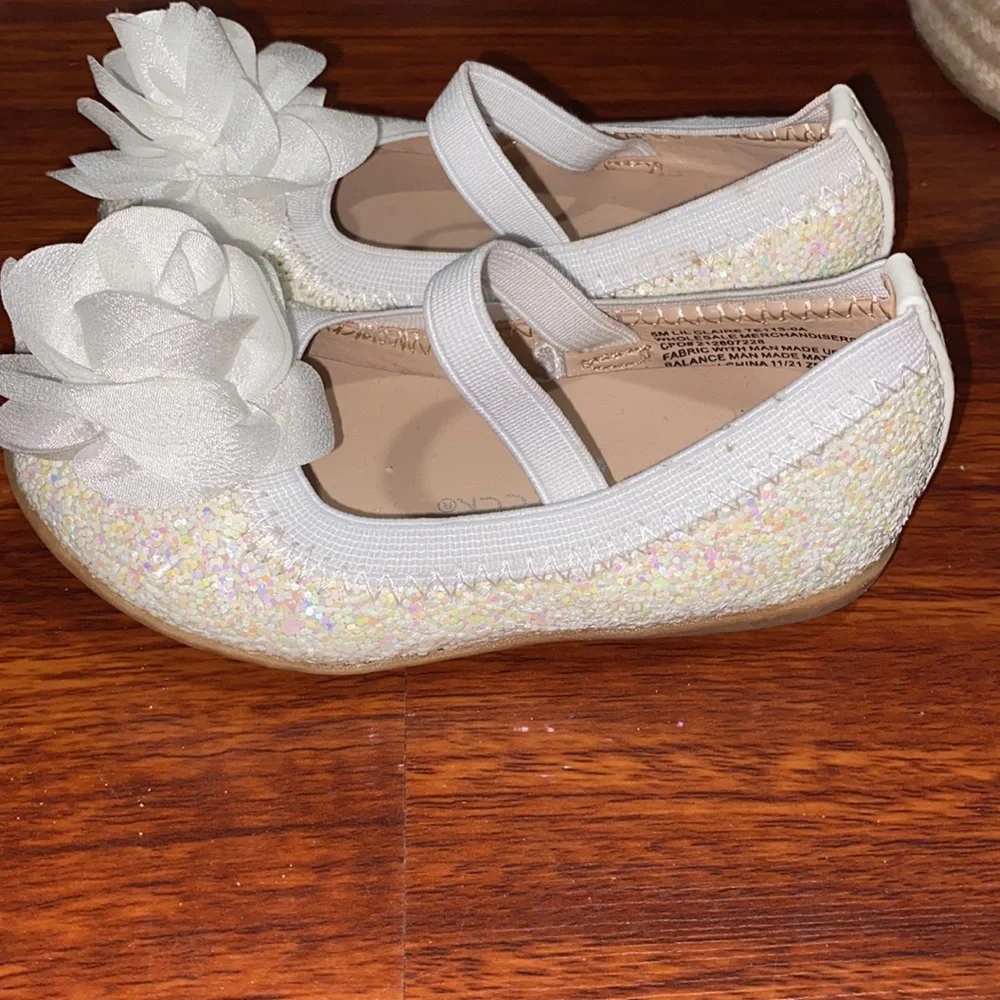 Sparkly White Shoes